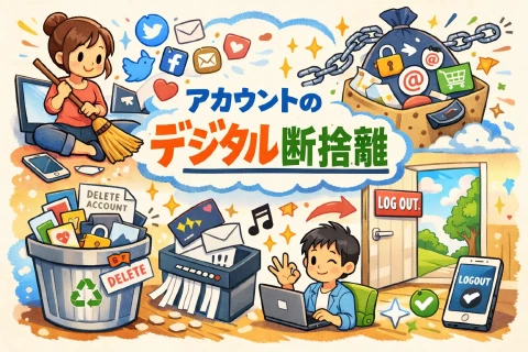デジタル断捨離を始めてわかった、アカウント削除の現実